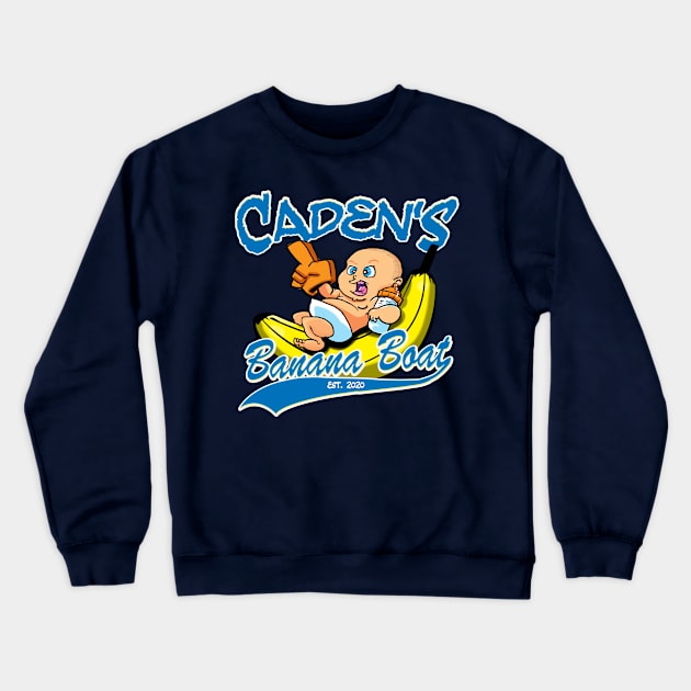 2020 Caden's Bananaboat Crewneck Sweatshirt by SundayLazyboyballers